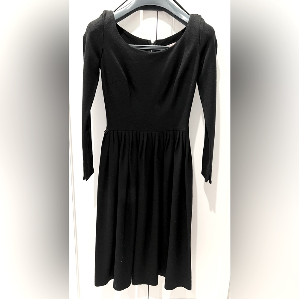 Vintage Black Long Sleeve Dress